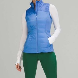 Lululemon Down for it All Vest Blue Nile 💙